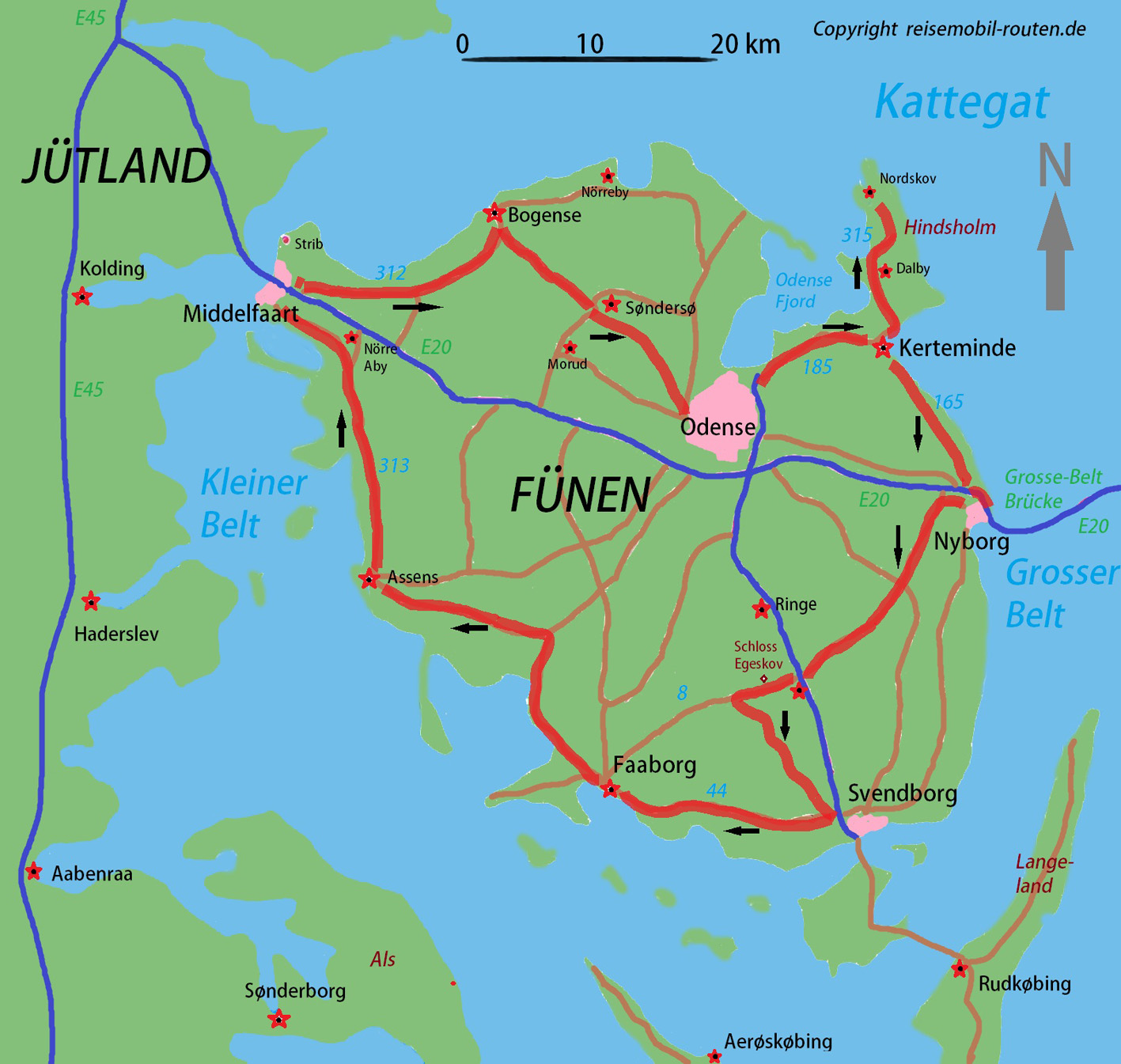 Dänemark: Route 4 – Insel Fünen entdecken auf reisemobil-routen.de