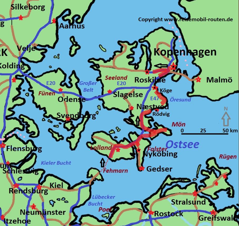 Dänemark: Route 2 – Insel Seeland mit Kopenhagen auf reisemobil-routen.de